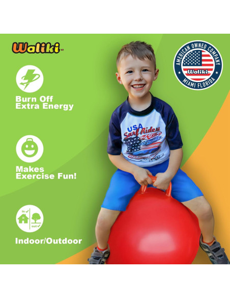 Pelota Saltarina Waliki 45CM para Niños 3-6 Años