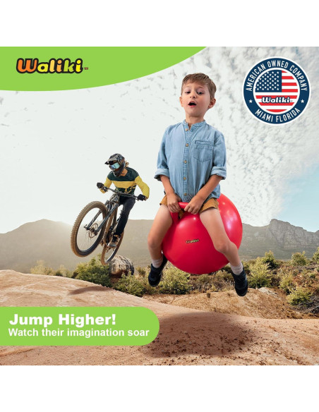 Pelota Saltarina Waliki 45CM para Niños 3-6 Años