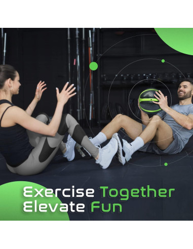 Balón Medicinal Yes4All con Agarre Texturizado 2.72-5.44KG