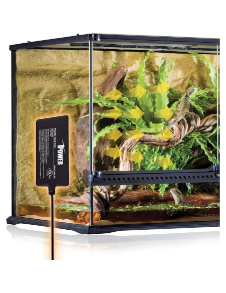 Almohadilla Térmica para Reptiles iPower 10.16x17.78 cm - Paquete de 2