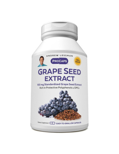 Extracto de Semilla de Uva Andrew Lessman 60 Cápsulas 100 mg