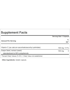 Extracto de Semilla de Uva Andrew Lessman 60 Cápsulas 100 mg 2