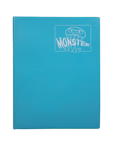Álbum de Cartas Coleccionables Monster Protectors - Azul Mate - 9 Bolsillos