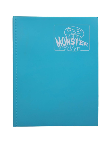 Álbum de Cartas Coleccionables Monster Protectors - Azul Mate - 9 Bolsillos