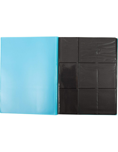Álbum de Cartas Coleccionables Monster Protectors - Azul Mate - 9 Bolsillos
