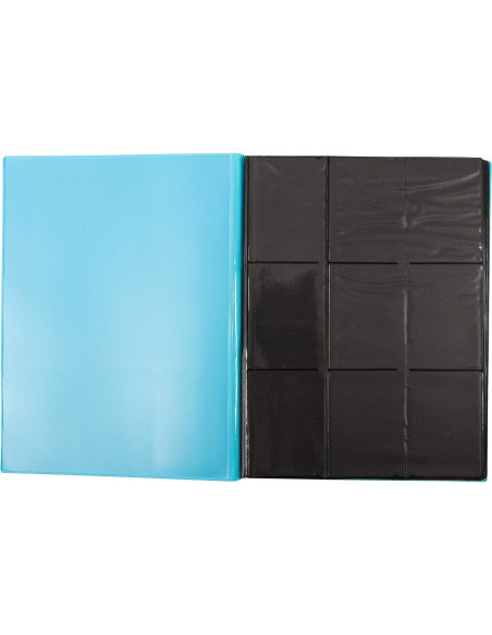 Álbum de Cartas Coleccionables Monster Protectors - Azul Mate - 9 Bolsillos