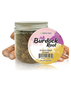 Raíz de Bardana Secada Well's 53.86 g 100% Natural para Aceite DIY
