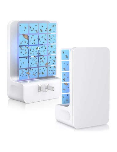 Trampa de Insectos Voladores WowCatch con Luz UV y Adhesivo Doble Cara