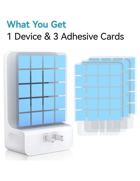 Trampa de Insectos Voladores WowCatch con Luz UV y Adhesivo Doble Cara