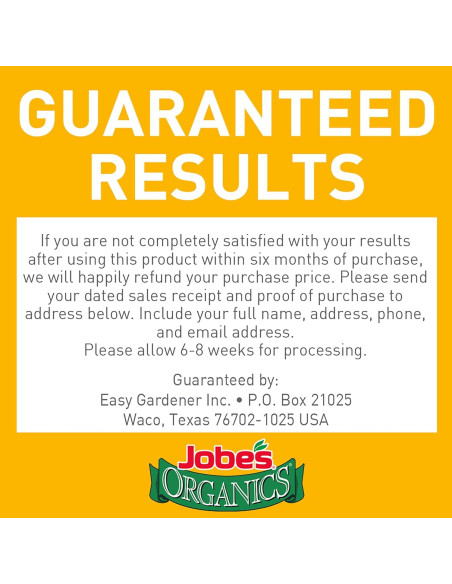 Picos de Fertilizante Orgánico Jobe's para Frutas y Cítricos - 6 Unidades