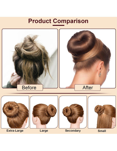 Juego de Hacedores de Moños de Cabello Amrules, 8 Piezas