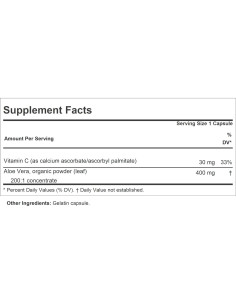 Aloe Vera 400mg Andrew Lessman - 60 Cápsulas Ultra-Concentradas 2