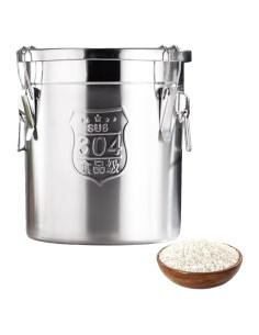 Contenedor Hermético de Acero Inoxidable 6 L LOYALHEARTDY