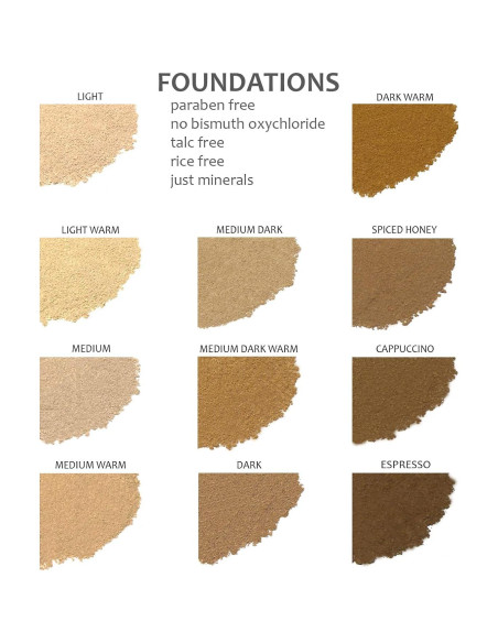 Base Mineral Demure Cappuccino 60g - Maquillaje Natural