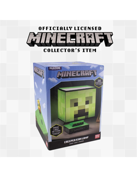 Lámpara Nocturna Creeper Paladone Minecraft 26.6 cm LED