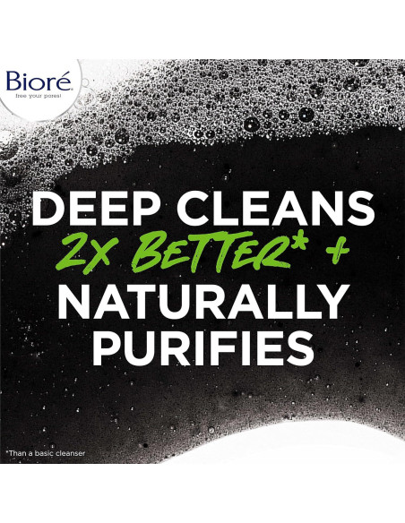 Limpiador Facial de Carbón Bioré 191 ml - Piel Limpia y Suave