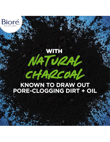 Limpiador Facial de Carbón Bioré 191 ml - Piel Limpia y Suave