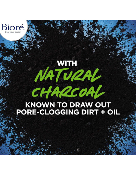 Limpiador Facial de Carbón Bioré 191 ml - Piel Limpia y Suave