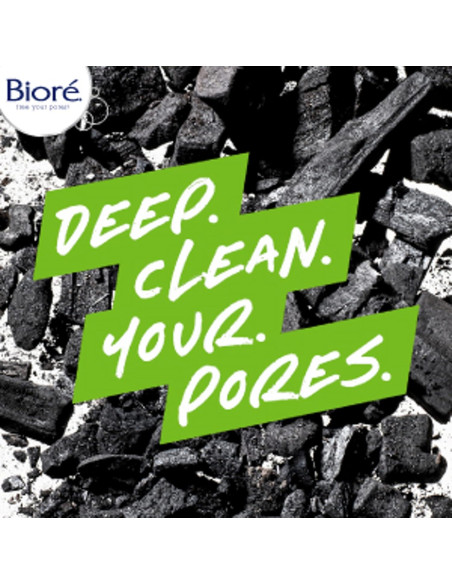Limpiador Facial de Carbón Bioré 191 ml - Piel Limpia y Suave