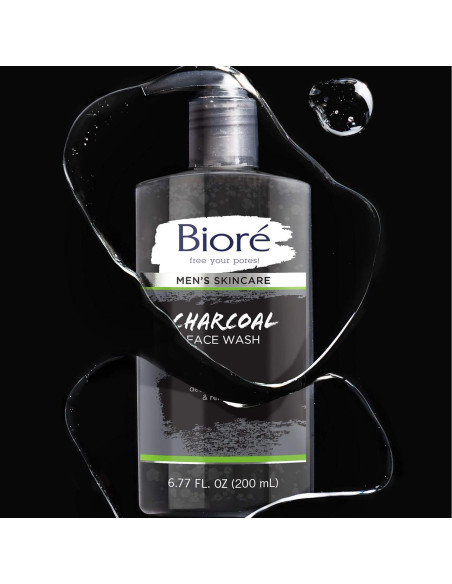 Limpiador Facial de Carbón Bioré 191 ml - Piel Limpia y Suave
