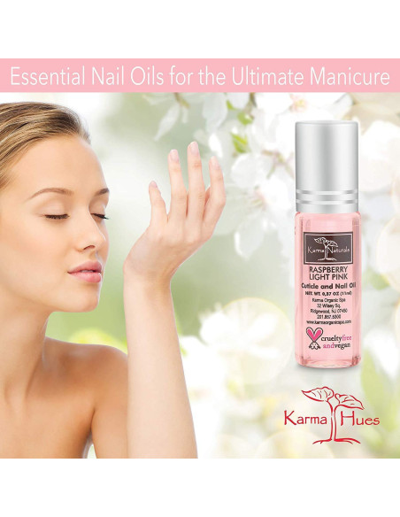 Aceite de Cutícula Orgánico Karma Frambuesa 100ml - Hidratante Natural
