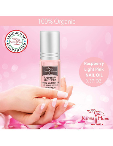 Aceite de Cutícula Orgánico Karma Frambuesa 100ml - Hidratante Natural