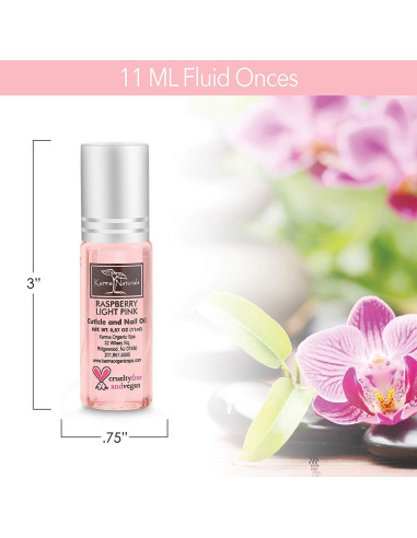 Aceite de Cutícula Orgánico Karma Frambuesa 100ml - Hidratante Natural
