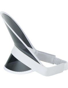 Gorra Visera de Sol Ajustable PVC Transparente Unisex 2