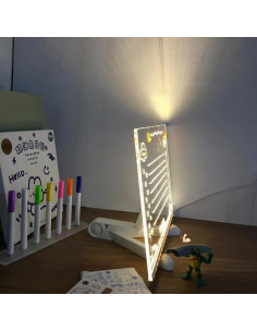 Tablero de Notas LED OSFRIAGE 20.1 cm Acrílico Multicolor 2