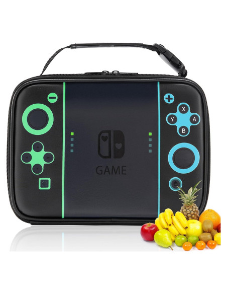 Caja de Almuerzo Gamer Hairao 25.9x10.2x22.1cm Aislada