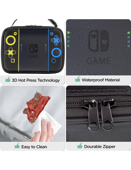 Caja de Almuerzo Gamer Hairao 25.9x10.2x22.1cm Aislada