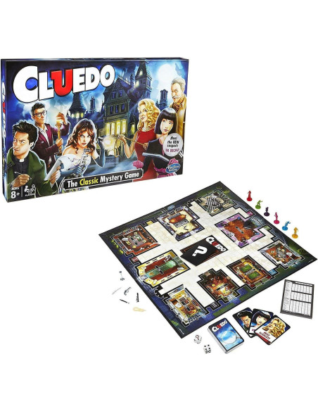 Juego de Mesa Cluedo Clásico Hasbro - Misterio y Estrategia