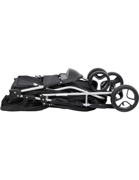 Carrito para Mascotas Epetlover 3 Ruedas Negro 15 kg