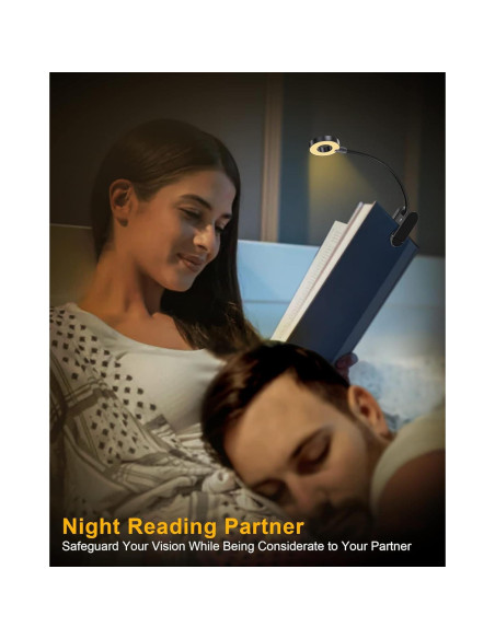 Luz de Libro LED Recargable Enclize con 3 Temperaturas de Color