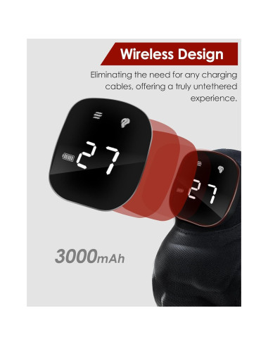 Rodillera Masajeadora BINODIC con Luz Roja 660nm y 850nm