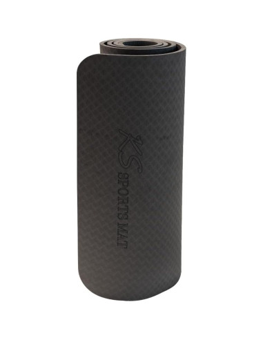 Alfombrilla de Yoga KS Premium TPE Antideslizante 182x60cm 10mm