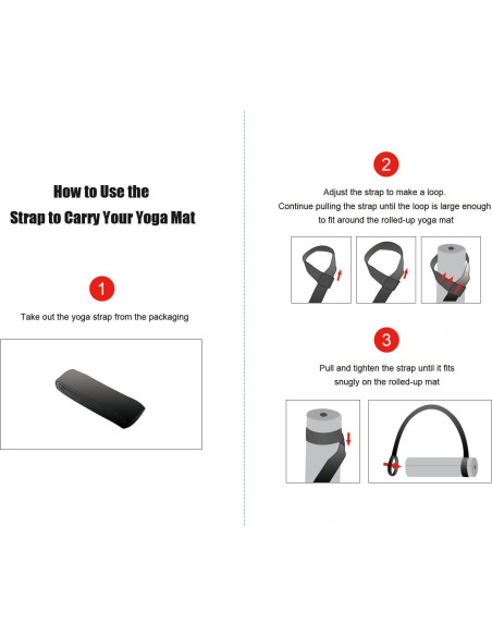 Alfombrilla de Yoga KS Premium TPE Antideslizante 182x60cm 10mm