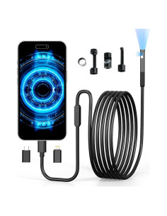 Cámara Endoscópica Doble Lente PETCHOR 1920P IP67 7.9mm