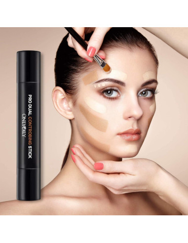 Paleta de Contorno y Iluminador Doble ONLYOILY 1.13g