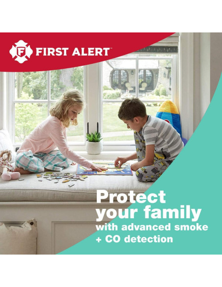 Detector de Humo y Monóxido de Carbono Primer Aviso SC7010B-3, Paquete de 3