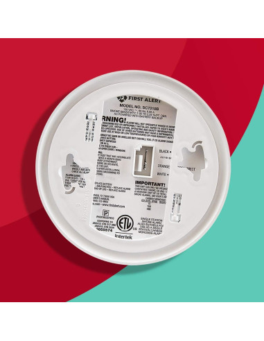 Detector de Humo y Monóxido de Carbono Primer Aviso SC7010B-3, Paquete de 3