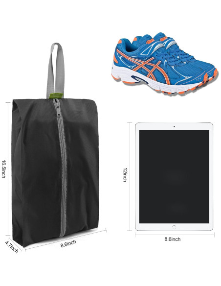 Conjunto de Organizadores de Zapatos BeeGreen 6 Bolsas Negro