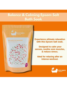 Sal de Baño Epsom Eco Bath London 1 kg - Balance y Calmante 2