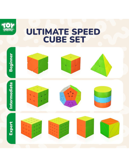 Conjunto de Cubos Mágicos STEAM Life 10 Piezas - Rompecabezas