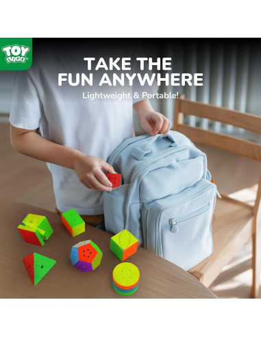 Conjunto de Cubos Mágicos STEAM Life 10 Piezas - Rompecabezas