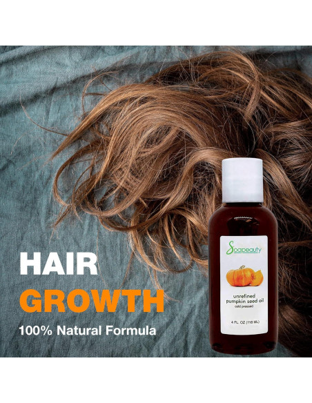 Aceite de Semilla de Calabaza Orgánico Soapeauty 0.91L Prensado en Frío