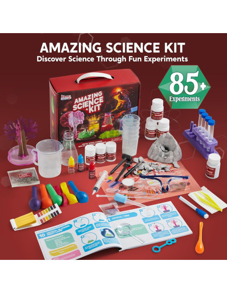Kits de Ciencia Asombrosos JOYIN - 85 Experimentos STEM para Niños