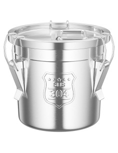 Contenedor Hermético de Alimentos TTOUOI 6L Acero Inoxidable