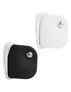 Organizador de Cables ELFRhino Enrollador de Auriculares Negro/Blanco