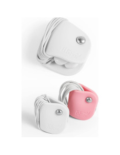 Organizador de Cables ELFRhino Enrollador de Auriculares Negro/Blanco 2